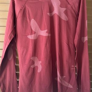 Oiselle Altitude Long Sleeve Womens Long Sleeve Shirt Size Medium Burgundy NWOT